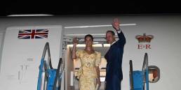 Le prince William et Kate Middleton lors de la tournée dans les Caraïbes, le 26 mars 2022 — Tim Rooke/Shutterstock/SIPA